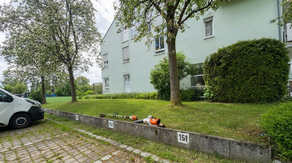 Gepflegte Gartenanlage